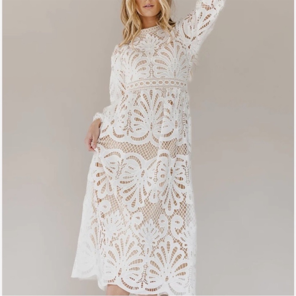 Bohme - White Lace Dress